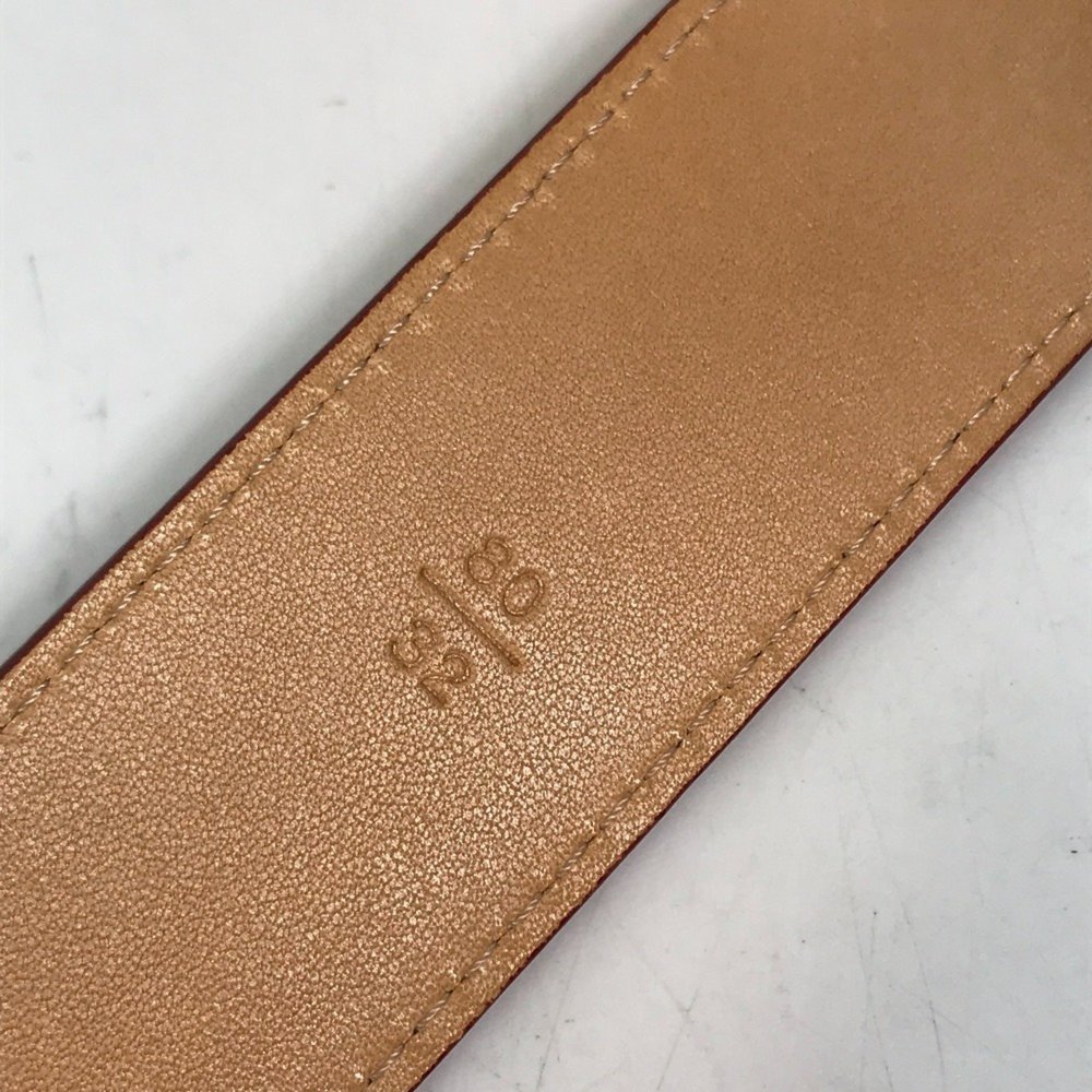 LOUIS VUITTON M6980U Monogram Vernis Santur Belt, Women's Pomme d'Amour, Red - Picture 7 of 10